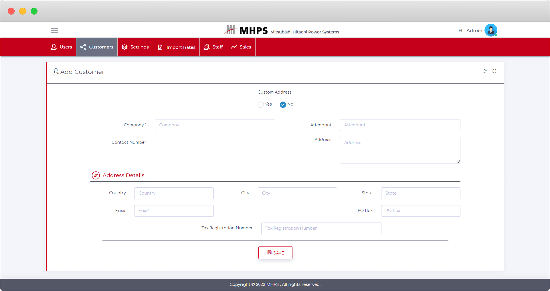 Enterprise Sales & Invoicing ERP screen 4