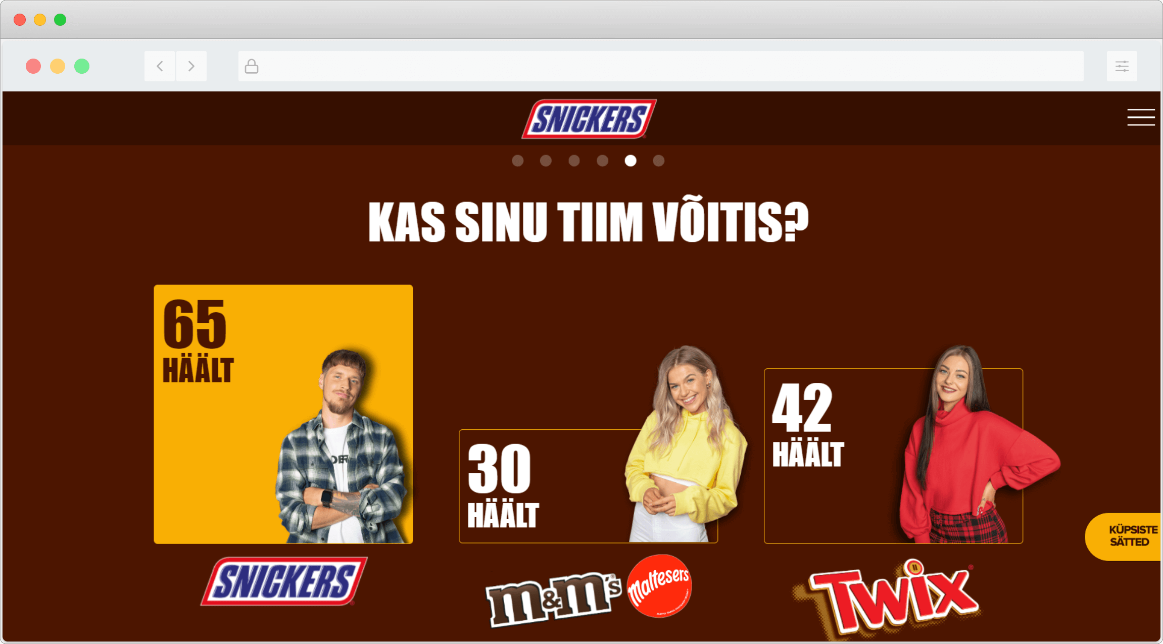 Confectionery Brand Campaign screen 3